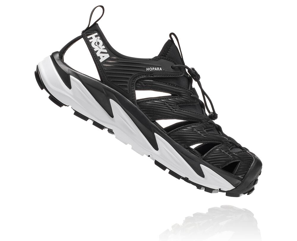 Hoka One One Hopara Moški Sandali Črna / Bela SI-158923R